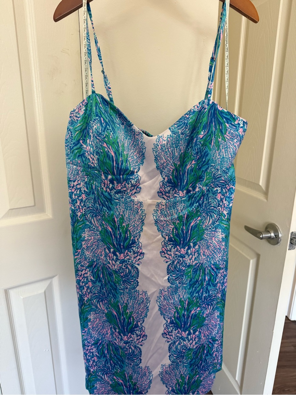 Lilly Pulitzer Blue, Green & Pink Printed Mini Dress